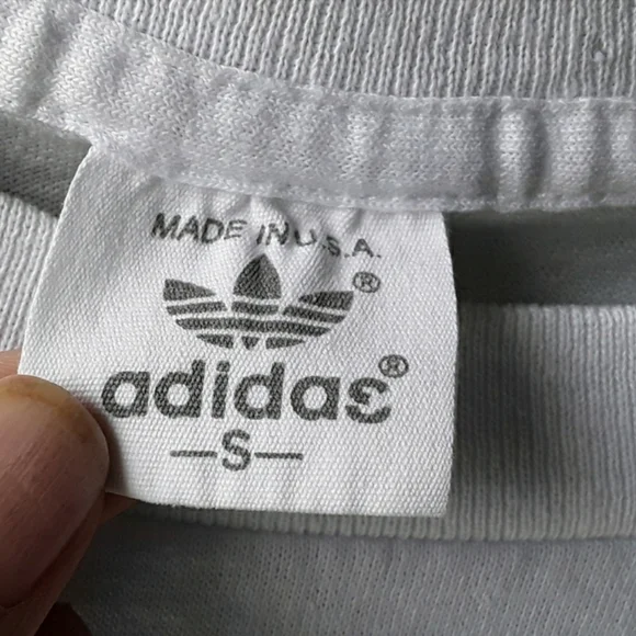 Vintage Team Adidas Trefoil Double Sided Graphic Tee - Picture 6 of 11